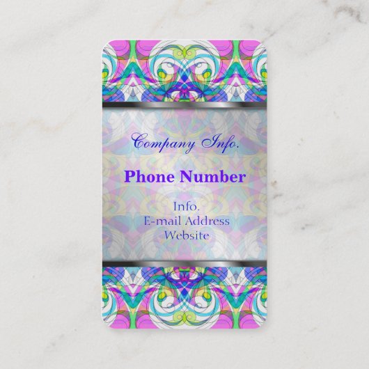 Style d'Indien de carte de visite (Dos)