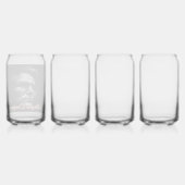 Style Drinkware : Verre Can Imprimé, Set : Set de  (Dos)