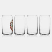 Style Drinkware : Verre Can Imprimé, Set : Set de  (Droite)