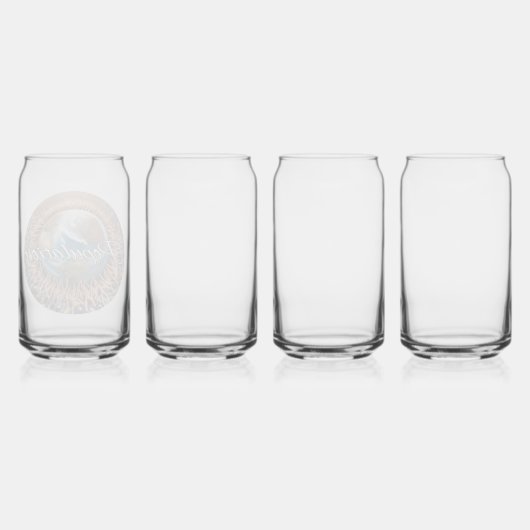 Style Drinkware : Verre Can Imprimé, Set : Set de  (Dos)