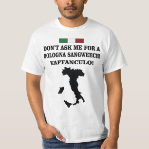 STYLE DRÔLE D'ITALIEN DE T-SHIRT DE BOLOGNA