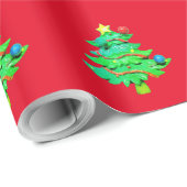 STYLE ET CONCEPTION DE PAPIER CADEAU DE NOËL (Coin rond)