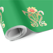 STYLE ET DESIGN DE PAPIER CADEAU DE NOËL (Coin rond)