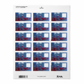 Style et design des autocollants étiquette de adre (Feuille entière)