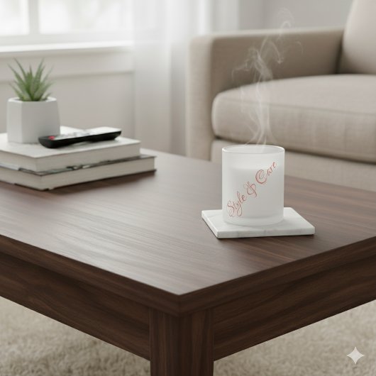 Style et soins Frosted Verre Café Mug