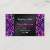 Style ethnique de carte de visite (Dos)