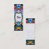 Style ethnique de carte de visite de signet (Devant / Derrière)