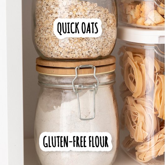Style Farmhouse moderne épices & Pantry Étiquettes