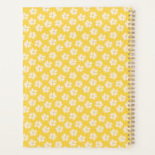 Style Floral blanc brillant Jaune (Dos)