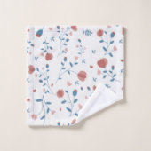 Style Floral Rose Feminine Cute Style Dessiné À La (Gant de toilette)