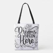 Style fourre-tout : Sac fourre-tout Tout-Sur-Impri (Dos)