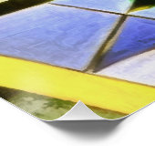 Style Géométrique Rose Jaune Avec Art Déco (Coin)