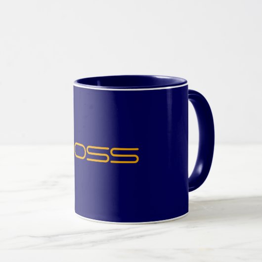 Style Gold Le BOSS Mug (Devant droit)