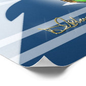 Style Graffiti Poster de pieuvre verte (Coin)