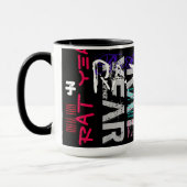 Style Graffiti Rat Chinese Year Zodiac TT mug (Gauche)