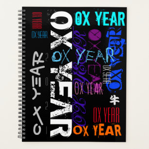 Style Graffiti répétitif Ox Année 2021 Standard P