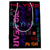 Style Graffiti Répétition Cochon Année 2019 M Sac (Devant)