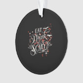 Style graphique effrayant d'Halloween sauvage (devant)