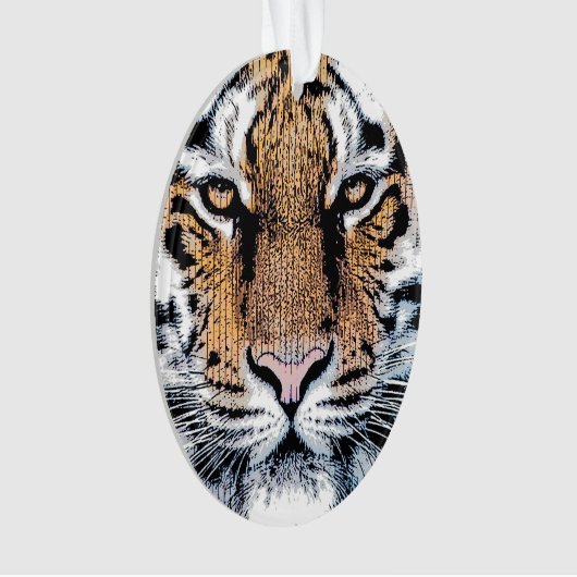 Style graphique Tiger Portrait (devant)