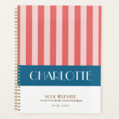 Stylé Grilles colorées Planner personnalisé (Devant)