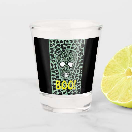 Style Halloween En Verre Tiré. (Devant)