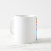 style hippie super coloré amour mug (Devant gauche)