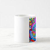 style hippie super coloré amour mug (Centre)