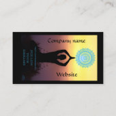 Style holistique, carte de visite d'affirmation po (Dos)