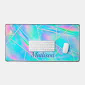 Style holographique élégant géométrique (Clavier et souris)