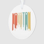 Style Houston Texas Skyline des années 1970 (devant)