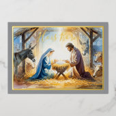 Style illustré Carte de vacances de la scène de na (Recto)