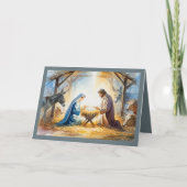 Style illustré Carte de vacances de la scène de na (Devant)