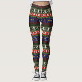 Style Imaginaire Doux moche Motif Leggings (Devant)