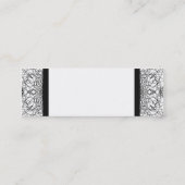 Style indien Carte de visite Signet (Dos)