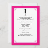 Style ! Invitation de magazine de bat mitzvah dans (Dos)
