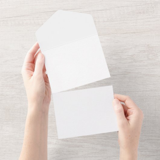 Style : Invitation de mariage tout en un (Déchirure)
