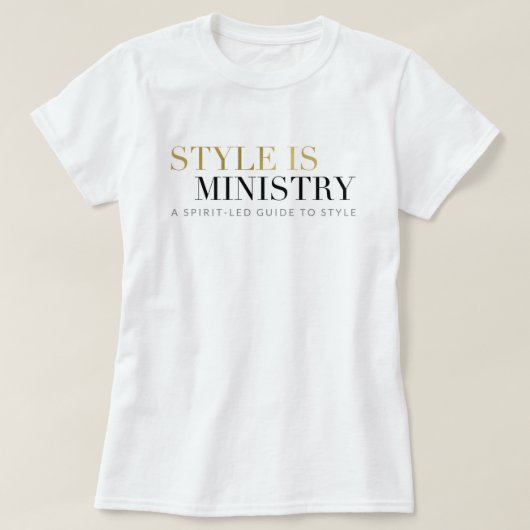 Style is Ministry Tshirts (Design voorkant)