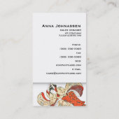 Style japonais 10 • Carte de visite élégant (Dos)