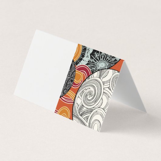 Style japonais Happy Xmas carte avec boules en rou (Dos)