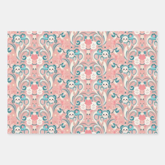 Style japonais Kawaii Art 3 Feuilles papier envelo (Devant)