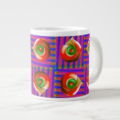Style : Jumbo Tasse de taille jumbo avec un desig (Devant droit)