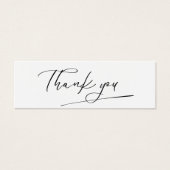 Style manuscrit Noir Et Blanc Merci (Devant)