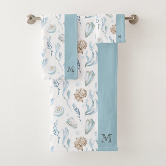 Style maritime côtier monogramme de plage (En situation)