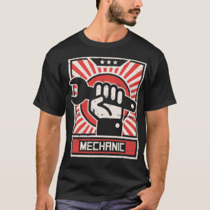  Style MECHANIC Propaganda Poster T-shirt
