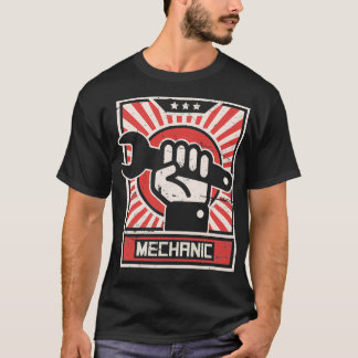 Style MECHANIC Propaganda Poster T-shirt