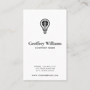 STYLE MINIMALISTE CARTE DE VISITE PERSONNALISÉ