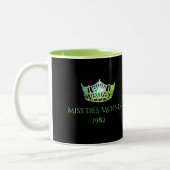 Style Miss America Custom Name Lime Crown Mug (Gauche)