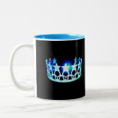 Style Miss USA Aqua Turquoise Crown Mug (Gauche)