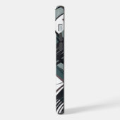 Style moderne abstrait expressionniste vert noir (Côté gauche)