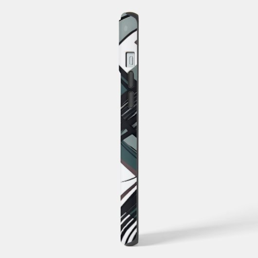 Style moderne abstrait expressionniste vert noir (Côté gauche)